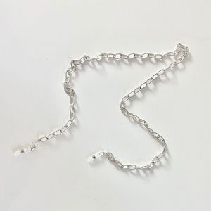 SILVER Face Mask Chain